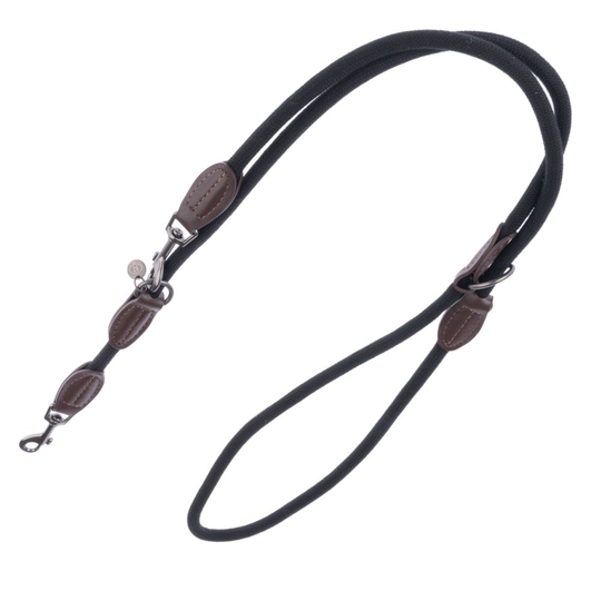 Nomad Tales Spirit -talutushihna, ebony - 200 cm pitkä, Ø 10 mm