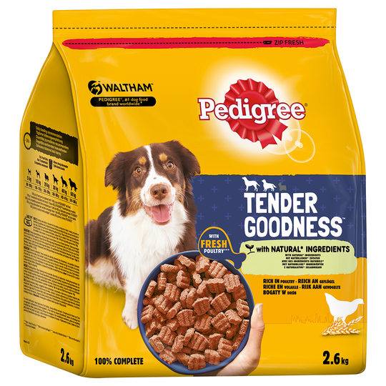 Pedigree Tender Goodness siipikarja - 2,6 kg