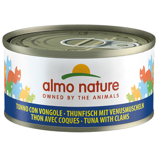 24 x 70 g Almo Nature Legend 20 + 4 kaupan päälle! - tonnikala & simpukka