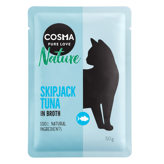 Cosma Nature Pouch 6 x 50 g - boniitti / skipjack
