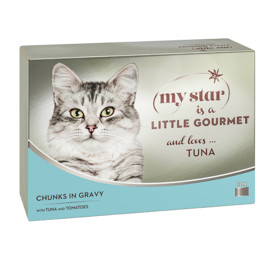 My Star is a little Gourmet - Chunks in Sauce 12 x 85 g - tonnikala & tomaatti