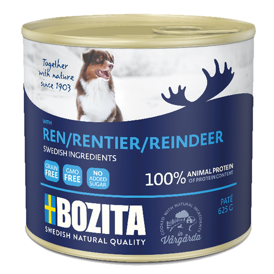 Bozita Paté -purkkiruoka 6 x 625 g - poro