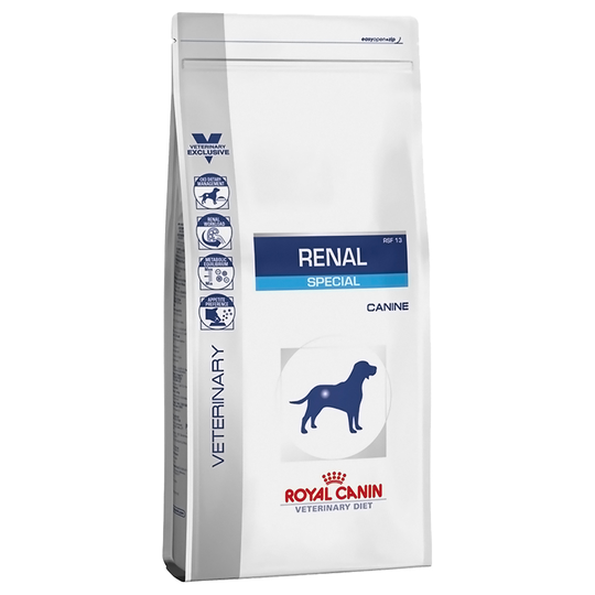 Yhteispakkaus: Royal Canin Veterinary - Renal Special (10 kg) + märkäruoka 12 x 410 g
