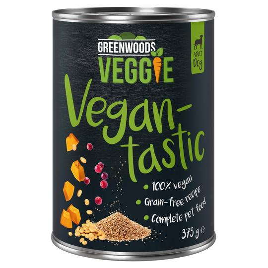 Greenwoods Veggie: kvinoa, kurpitsa, lupiini ja puolukka 6 x 375 g