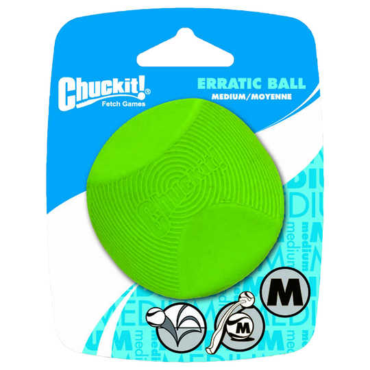 Chuckit! Erratic Ball - M-koko: Ø 6,5 cm