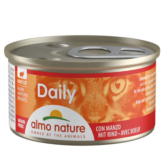 Almo Nature Daily Menu -säästöpakkaus 24 x 85 g - nauta