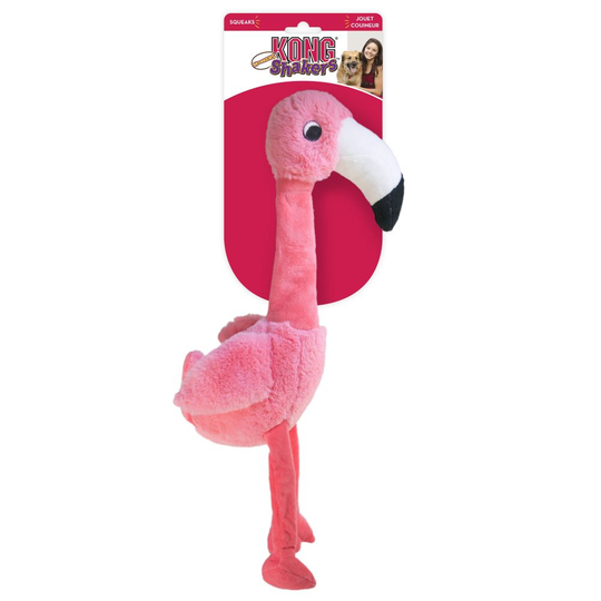 KONG Shakers Honkers Flamingo - koko S: P 8 x L 14 x K 31 cm
