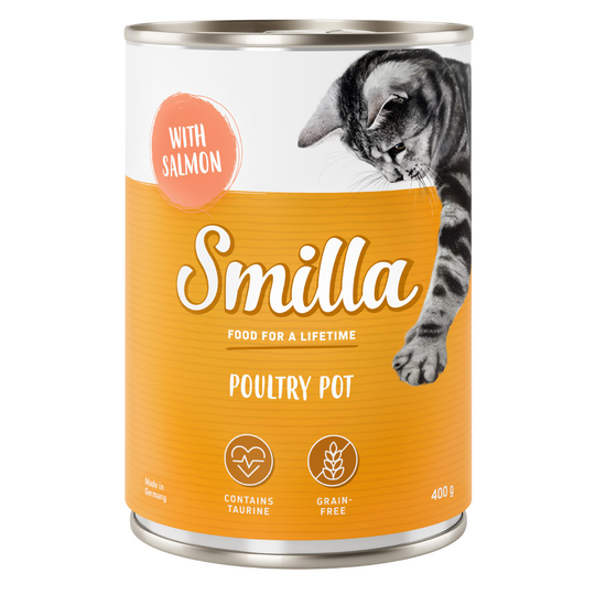 Smilla-siipikarjapata 6 x 400 g - siipikarja & lohi