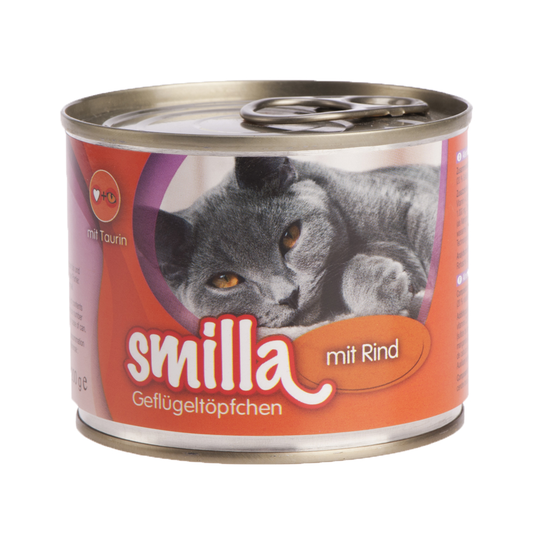 Smilla-siipikarjapata -säästöpakkaus 24 x 200 g - siipikarja & nauta
