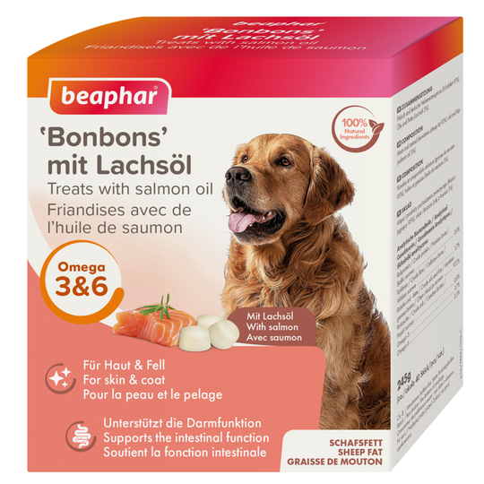 beaphar 'Bonbons' lohiöljyllä - 245 g
