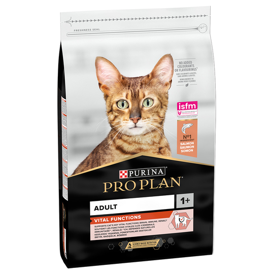 9 kg + 1 kg / 12 kg + 2 kg kaupan päälle! 10 kg / 14 kg Pro Plan - Adult Rich in Salmon (10 kg)