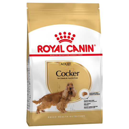 2 x zooPisteet: Royal Canin Breed 2 x jättipakkaus - 2 x 12 kg Cocker Adult