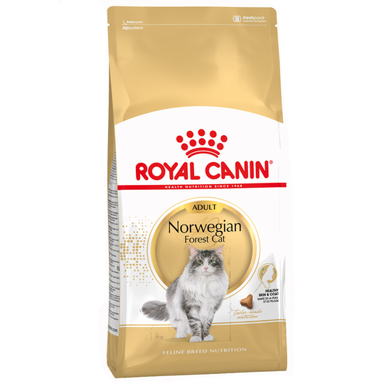 Royal Canin -tuplapakkaus 2 x 2 kg - Norwegian Forest Cat Adult