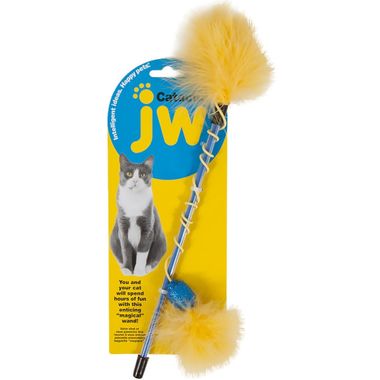 JW Cataction -höyhenhuiska - kissan lelu