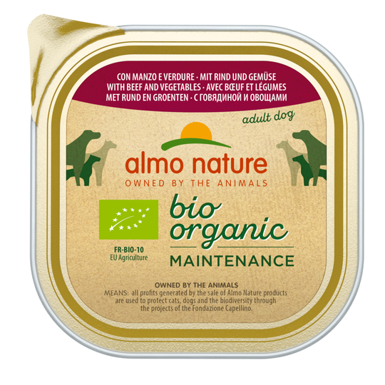 Almo Nature BioOrganic Maintenance 9 x 300 g - luomunauta & luomuvihannekset