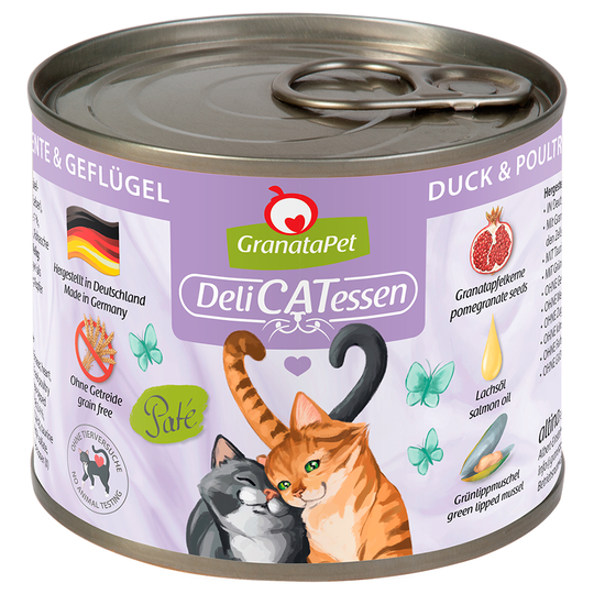 GranataPet DeliCatessen -säästöpakkaus 24 x 200 g - ankka & siipikarja