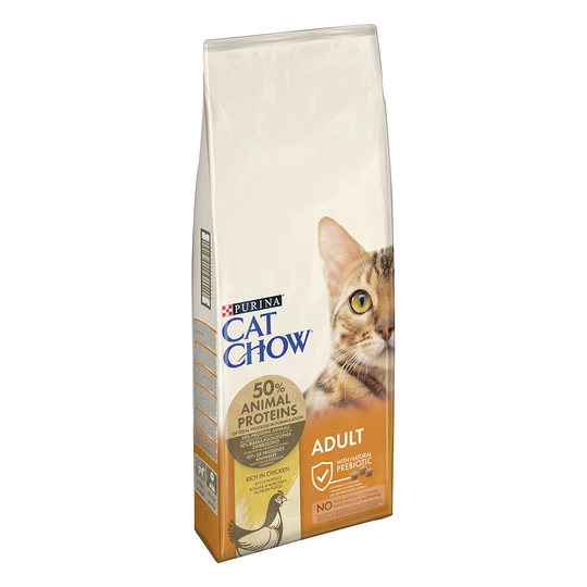 Cat Chow kissanruoka 15 kg: 13 + 2 kg kaupan päälle! - Adult Chicken & Turkey