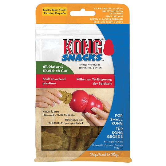 KONG Snacks Bacon & Cheese - S-koko: 198 g, 4 g/kpl