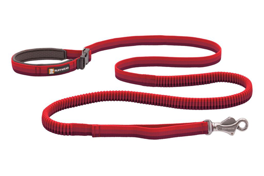 Ruffwear Roamer Bungee 2021- Säädettävä Talutushihna- Red Sumac (1,7 - 2,1 m)