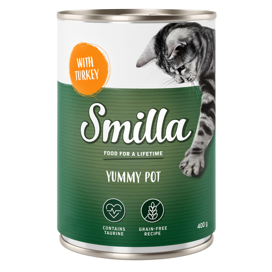 Säästöpakkaus: Smilla-pata 40 x 400 g - kalkkuna