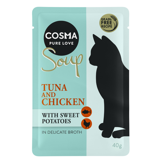 Cosma Soup 24 x 40 g - tonnikala, kana & bataatti