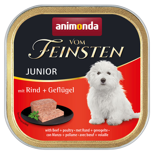 Animonda Vom Feinsten Junior 6 x 150 g - nauta & siipikarja