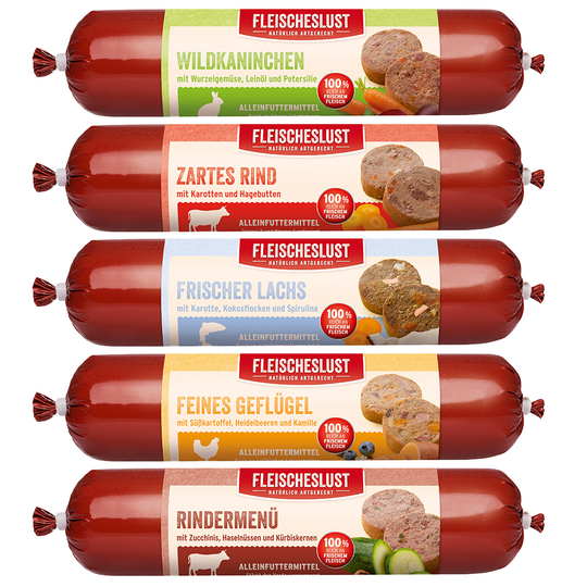 Fleischeslust-lajitelma 4 makua 12 x 800 g - 4 makua*