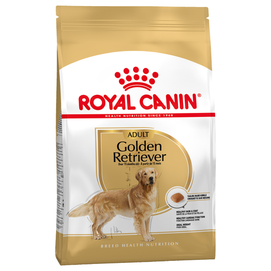 2 x zooPisteet: Royal Canin Breed 2 x jättipakkaus - 2 x 12 kg Golden Retriever Adult
