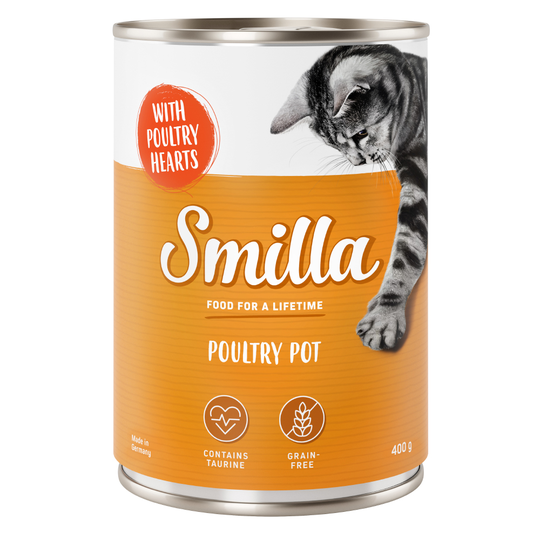 Smilla-siipikarjapata 6 x 400 g - siipikarja & siipikarjan sydän