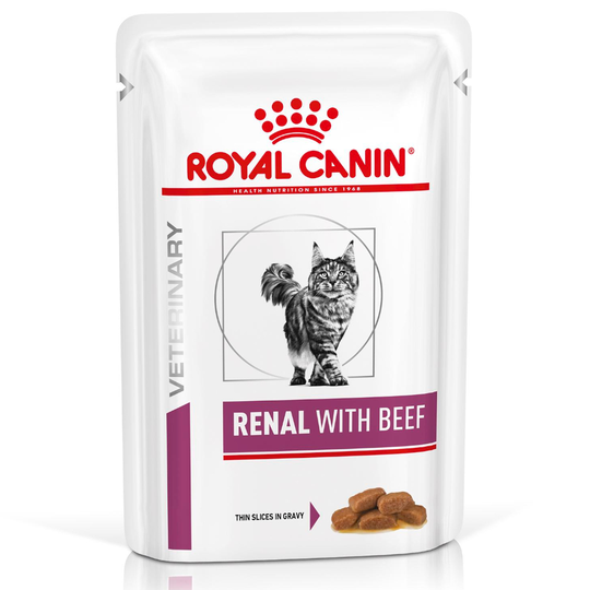 Royal Canin Veterinary -säästöpakkaus 24 x 100 g / 85 g - Renal Beef (24 x 85 g)