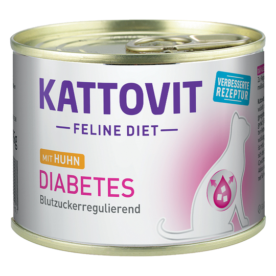 Kattovit Diabetes 185 g purkeissa - 6 x 185 g
