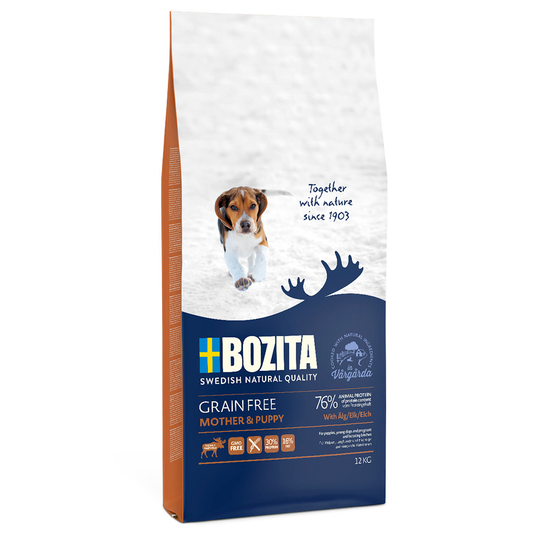 Bozita Grain Free Mother & Puppy Elk - 12 kg