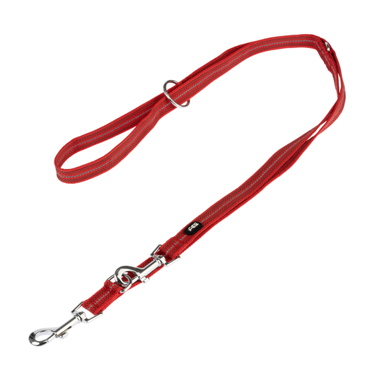 TIAKI Soft & Safe -kaulapanta, punainen - sopiva hihna: 200 cm pitkä, 20 mm leveä