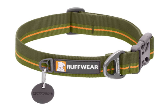 Ruffwear - Flat Out Collar - Kaulapanta Koiralle - Forest Horizon (S = 28-36 cm)