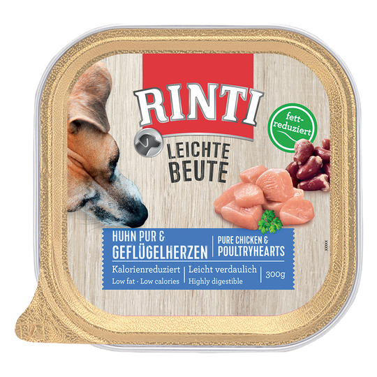 RINTI Leichte Beute 9 x 300 g - kana & siipikarjan sydän