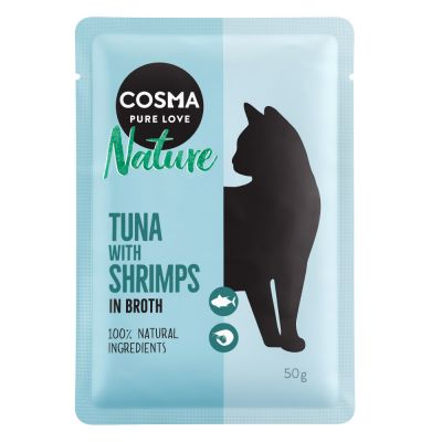 Cosma Nature Pouch 6 x 50 g - tonnikala & katkarapu