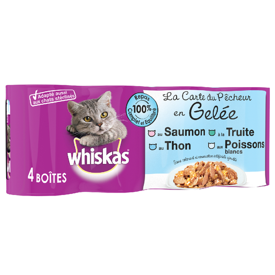 Whiskas La Carte 12 x 390 / 400 g - kalaa hyytelössä (12 x 390 g)