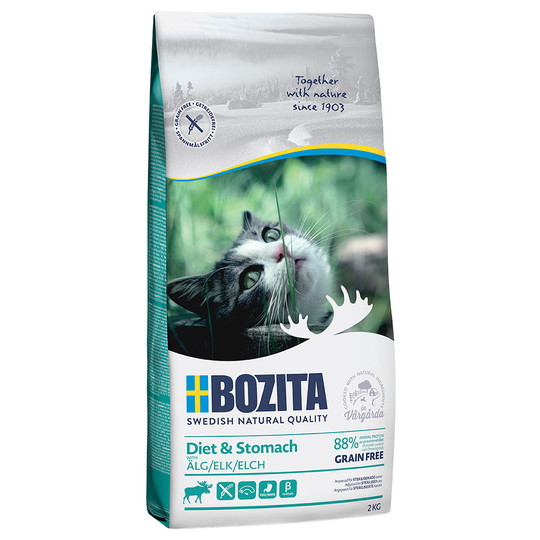 Bozita Grainfree Diet & Stomach Elk - 2 kg