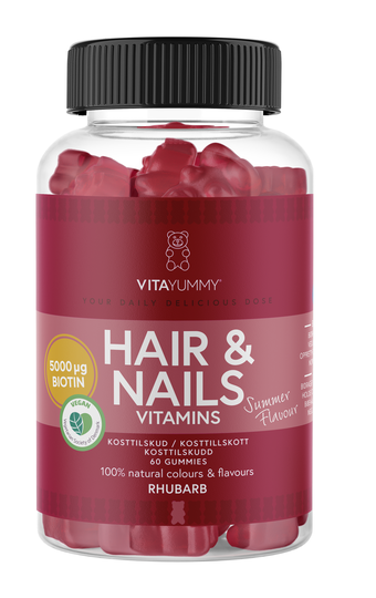 VitaYummy - Hair&Nails Rhubarb Summer Edition 60 Pcs
