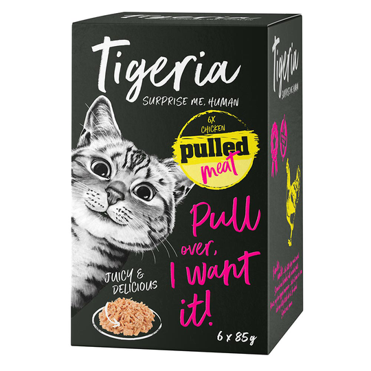Tigeria Pulled Meat 6 x 85 g - kana