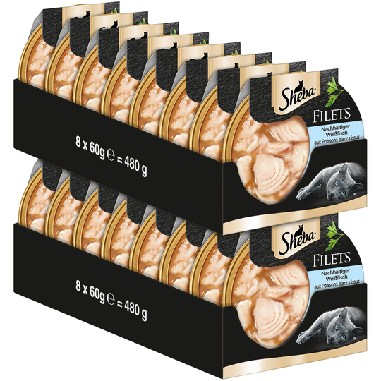 Sheba Feine Filets 32 x 60 g - vaalea kala