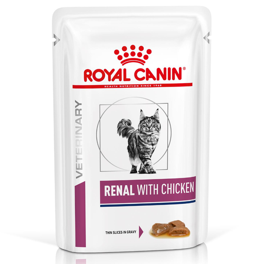 Royal Canin Veterinary -säästöpakkaus 24 x 100 g / 85 g - Renal Chicken (24 x 85 g)