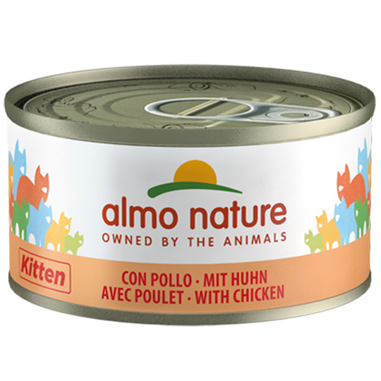 24 x 70 g Almo Nature Legend 20 + 4 kaupan päälle! - kitten: kana