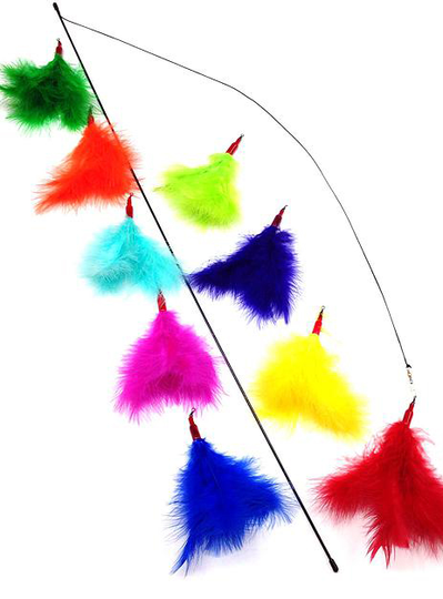 Kissan lelu - Da Bird Kitty Puff -tupsu Go Cat