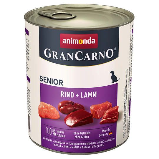 Animonda GranCarno Original Senior 6 x 800 g - nauta & lammas
