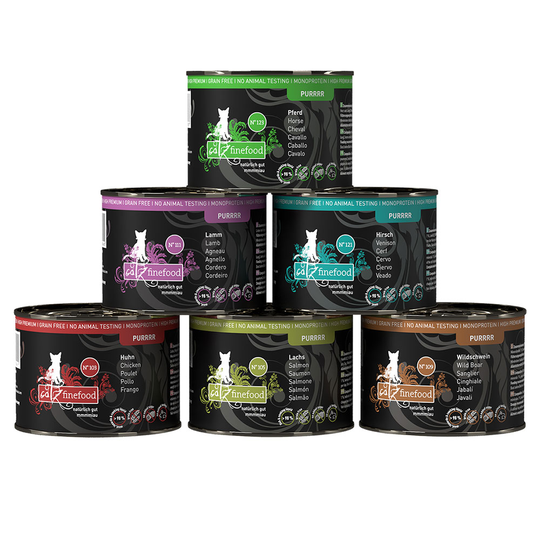 catz finefood Purrrr -purkkiruoka 6 x 200 g - lajitelma II (6 makua)
