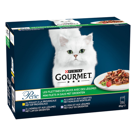 Gourmet Perle 12 x 85 g - suikaleita vihanneksilla