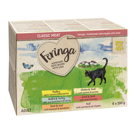 Feringa-rasiat 6 x 100 g - lajitelma II (6 makua)