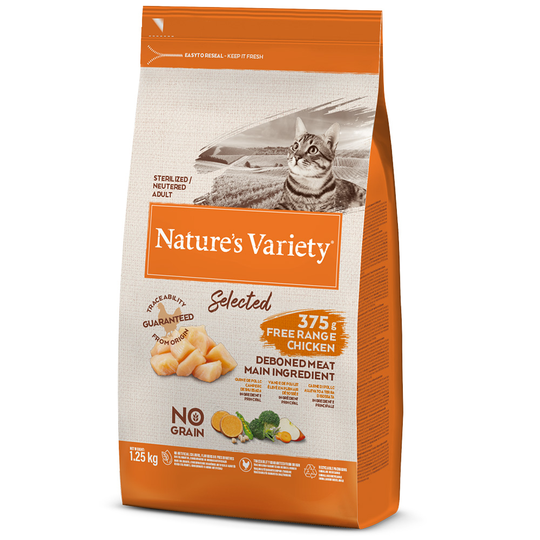 Nature's Variety Selected Sterilised vapaana kasvanut kana - 1,25 kg