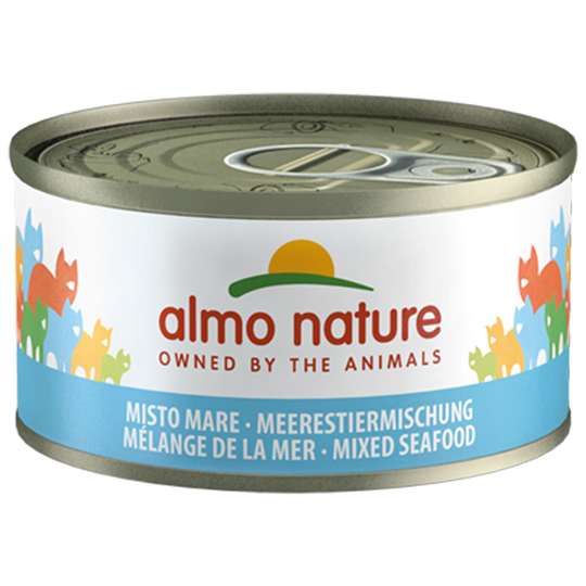 24 x 70 g Almo Nature Legend 20 + 4 kaupan päälle! - seafood mix